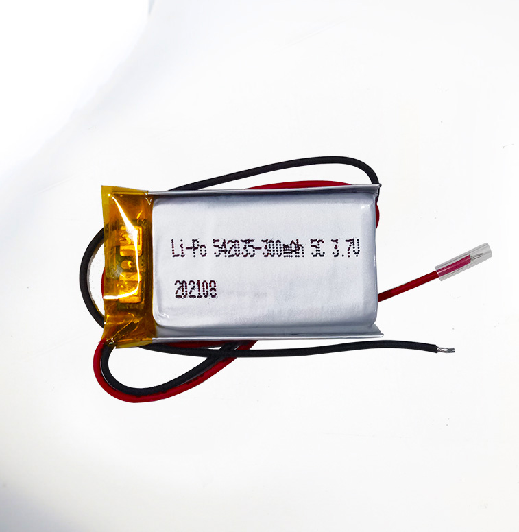 3.7V 542035 300mAh Tracker聚合物鋰電池 3.7V 542035 300mAh Tracker聚合物鋰電池